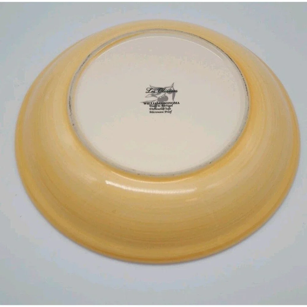 Williams Sonoma Les Oliviers 9.5” Pasta Olive Dish Bowl Portugal